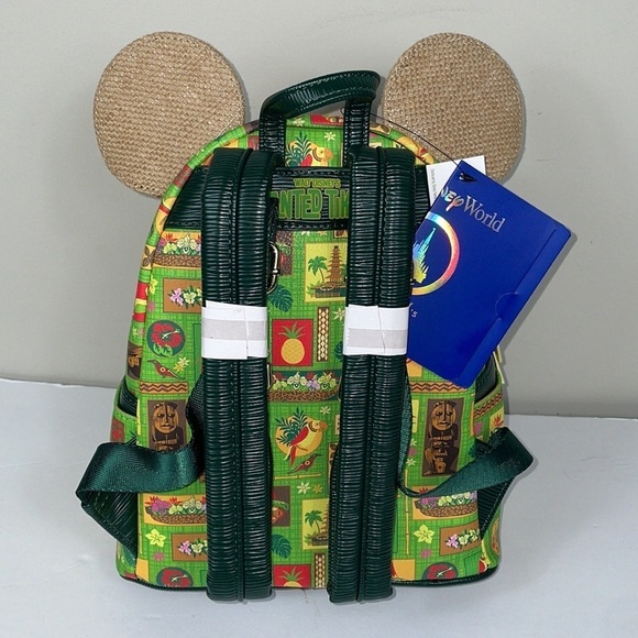 Loungefly Mickey Mouse The Main Attraction Tiki Room mini backpack NWT - Picture 6 of 9